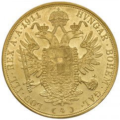 Zlatá mince 4 Dukát Františka Josefa I. | 1908