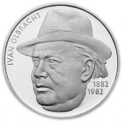 Srebrna Moneta 100 Kčs Ivan Olbracht | 1982 | Proof