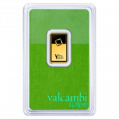 5g investiční zlatý slitek | Valcambi | Green Gold