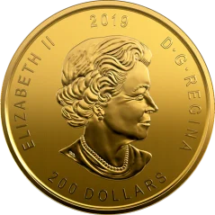 Zlatá investiční mince Moose 1 Oz | Call of the Wild | 2019