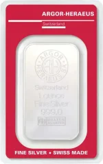 31,1g investičná strieborná tehlička | Argor-Heraeus