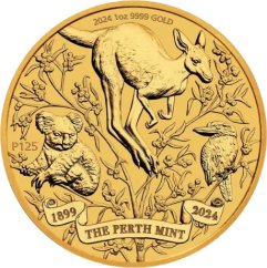 Zlatá investiční mince Perth Mint 1 Oz | 2024 | 125. výročí