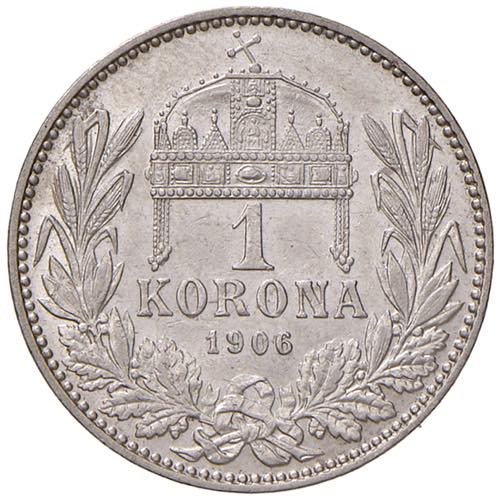 Strieborná minca 1 korona Františka Jozefa I. | Uhorská razba | 1915 KB
