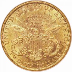 Gold coin 20 Dollar American Double Eagle | Liberty Head | 1891