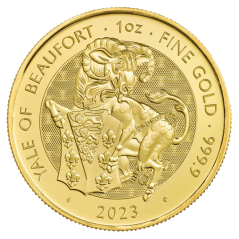 Zlatá investičná minca Yale of Beaufort 1 Oz | Tudor Beasts | 2023