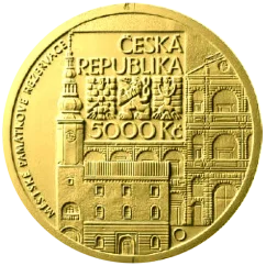Zlatá minca 5000 Kč Mesto Moravská Třebová | 2024 | Proof