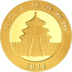 Gold coin Panda 1/10 Oz