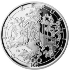 Silver coin 200 CZK 20 let ČNB a české měny | 2013 | Proof