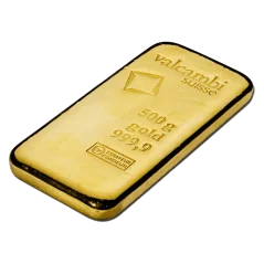 500g investiční zlatý slitek | Valcambi | Litý slitek
