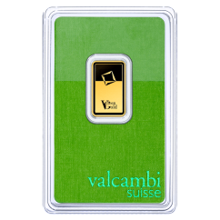 5g investiční zlatý slitek | Valcambi | Green Gold