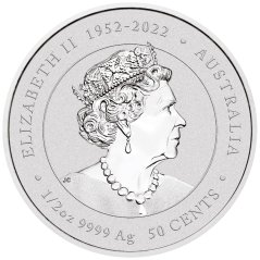 Stříbrná investiční mince Rok Draka 1/2 Oz | Lunar III | 2024 | Coloured