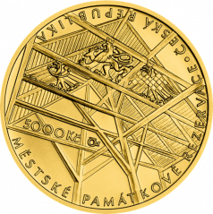 Zlatá minca 5000 Kč Mesto Cheb | 2021 | Standard