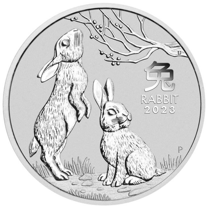 Silver coin Rabbit 1 Oz | Lunar III | 2023