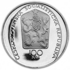Stříbrná mince 100 Kčs Petr Brandl | 1985 | Proof