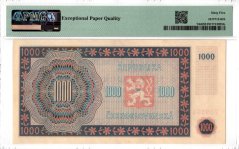 Bankovka 1000 Korún | 1945 | EPQ 65