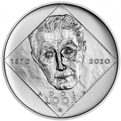 Stříbrná mince 200 Kč Adolf Loos | 2020 | Standard