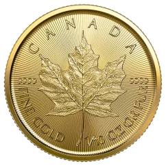 Zlatá investiční mince Maple Leaf 1/10 Oz