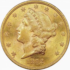 Zlatá mince 20 Dollar American Double Eagle | Liberty Head | 1892