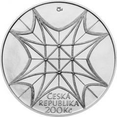 Stříbrná mince 200 Kč Vysvěcení kaple sv. Václava v katedrále sv. Víta | 2017 | Standard