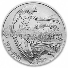 Stříbrná mince 100 Kčs Konference Helsinky | 1985 | Standard