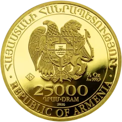 Złota moneta Arka Noego 1/2 oz | 2026