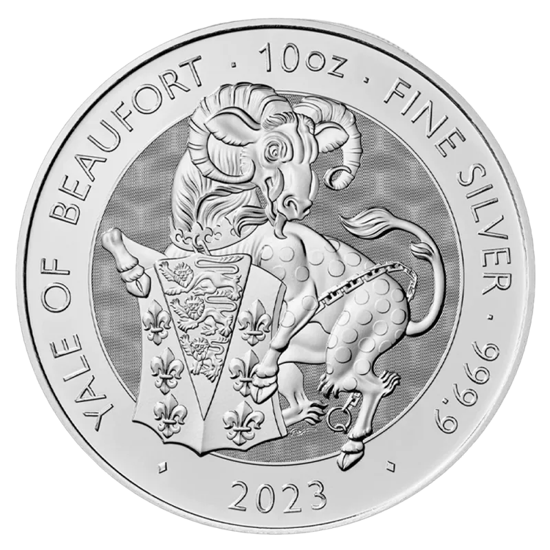 Yale of Beaufort 10 uncia | Tudor Beasts | 2023 | ezüstérme