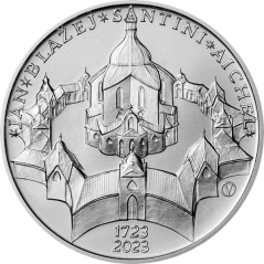 Stříbrná mince 200 Kč Jan Blažej Santini-Aichel | 2023 | Standard