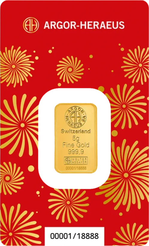 5g Gold Bar | Year Of The Horse | Argor-Heraeus | 2026