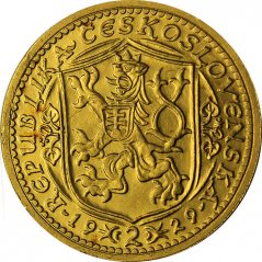 Zlatá mince Svatováclavský 2 Dukát | 1929