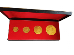 Set of 4 gold coins Karel IV. | 1978 | Czechoslovak Ducats
