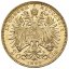 Zlatá mince 20 Korona Františka Josefa I. | Rakouská ražba | 1911