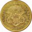 Gold coin 20 Dollar American Double Eagle | Liberty Head | 1856