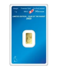 1g Argor-Heraeus | A Nyúl éve | 2023 | aranylap