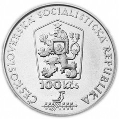 Stříbrná mince 100 Kčs Martin Benka | 1988 | Proof