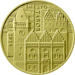 Zlatá mince 5000 Kč Město Tábor | 2025 | Proof