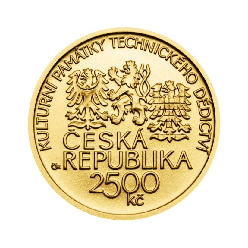 Zlatá mince 2500 Kč Hamr v Dobřívě | 2010 | Standard