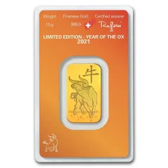 10g Argor-Heraeus | A Bivaly éve | 2021 | aranylap