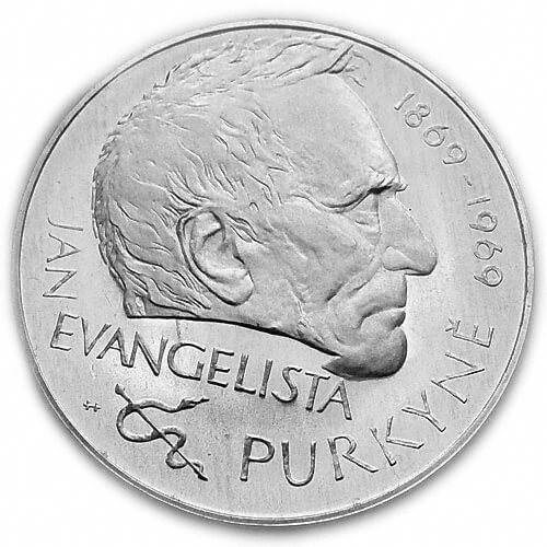 Silver coin 25 CSK J.E.Purkyně | 1969 | Proof