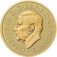 Zlatá investičná minca Britannia 1/4 Oz | Charles III | 2024