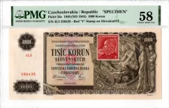 Bankovka 1000 Korun |1945 | EPQ 58