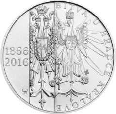 Strieborná minca 200 Kč Bitva u Hradce Králové | 2016 | Standard