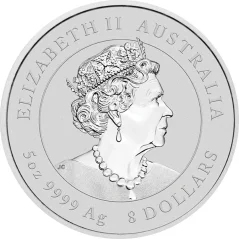 Srebrna moneta Rok Buffalo 5 Oz | Lunar III | 2021