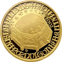 Gold coin 2000 CZK Pozdní gotika kamenná kašna v Kutné Hoře | 2002 | Proof