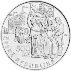 Strieborná minca 500 Kč Václav Thám | 2015 | Standard