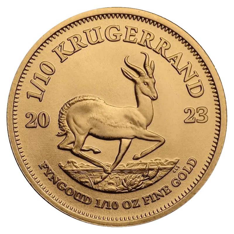 Zlatá investiční mince Krugerrand 1/10 Oz