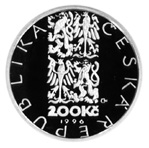 Silver coin 200 CZK Jean Baptiste Gaspard Deburau | 1996 | Proof