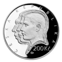 Strieborná minca 200 Kč 150. výročie narodenia Aleša Hrdličky | 2019 | Proof