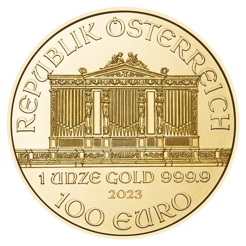 Gold coin Vienna Philharmonic 1 oz
