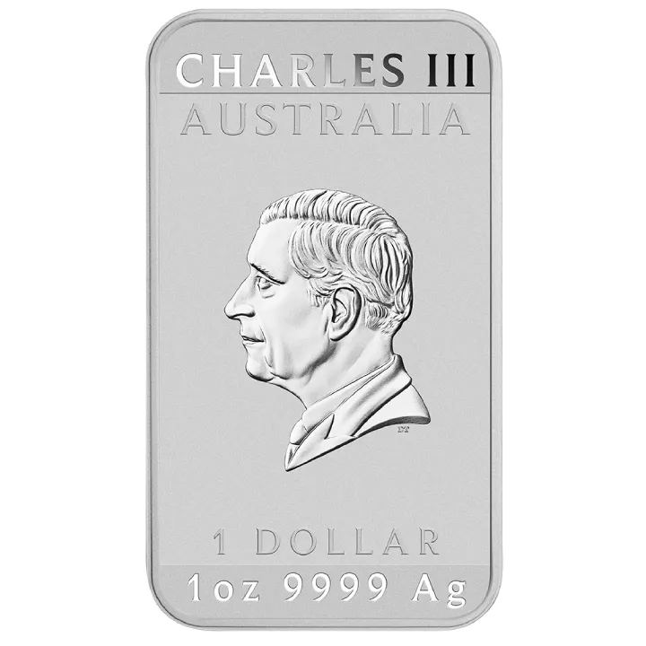 Silver coin Dragon Rectangular 1 Oz | 2024