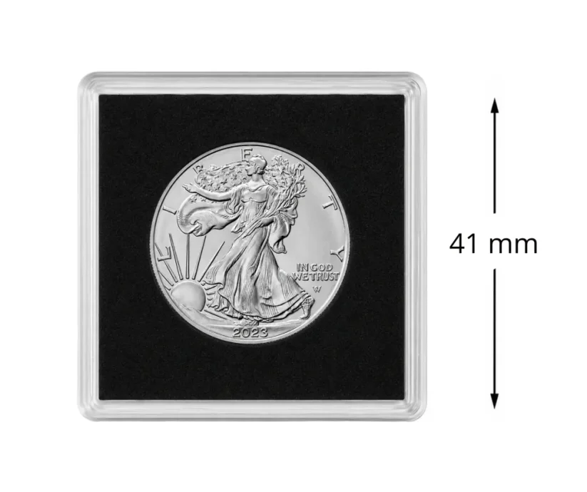 Čtvercová kapsle | 41 mm | Balíček 10ks